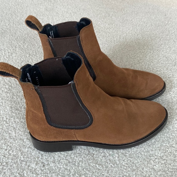 Thursday Boot Co. Shoes - Cognac Suede Duchess Thursday Boots